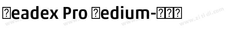 Readex Pro Medium字体转换